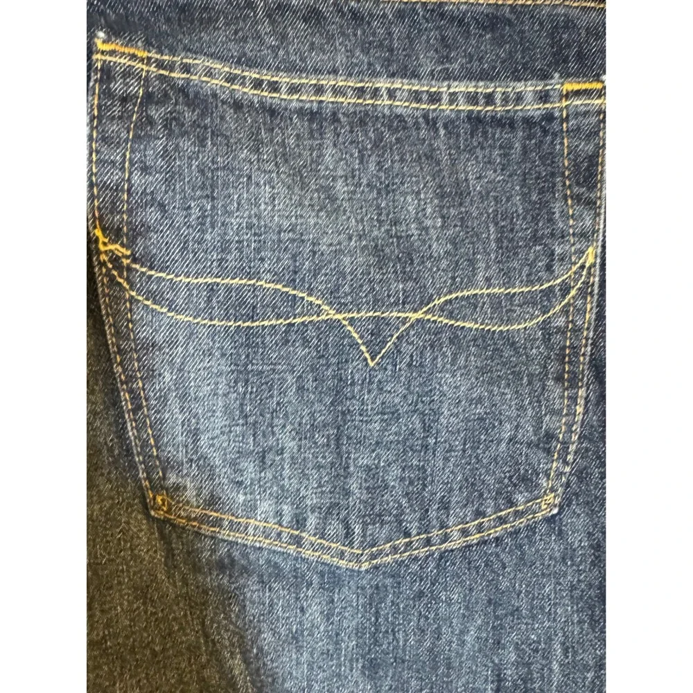 Polo Ralph Lauren Mens‎ Dark Wash Straight Leg Jeans Blue Denim 36x30